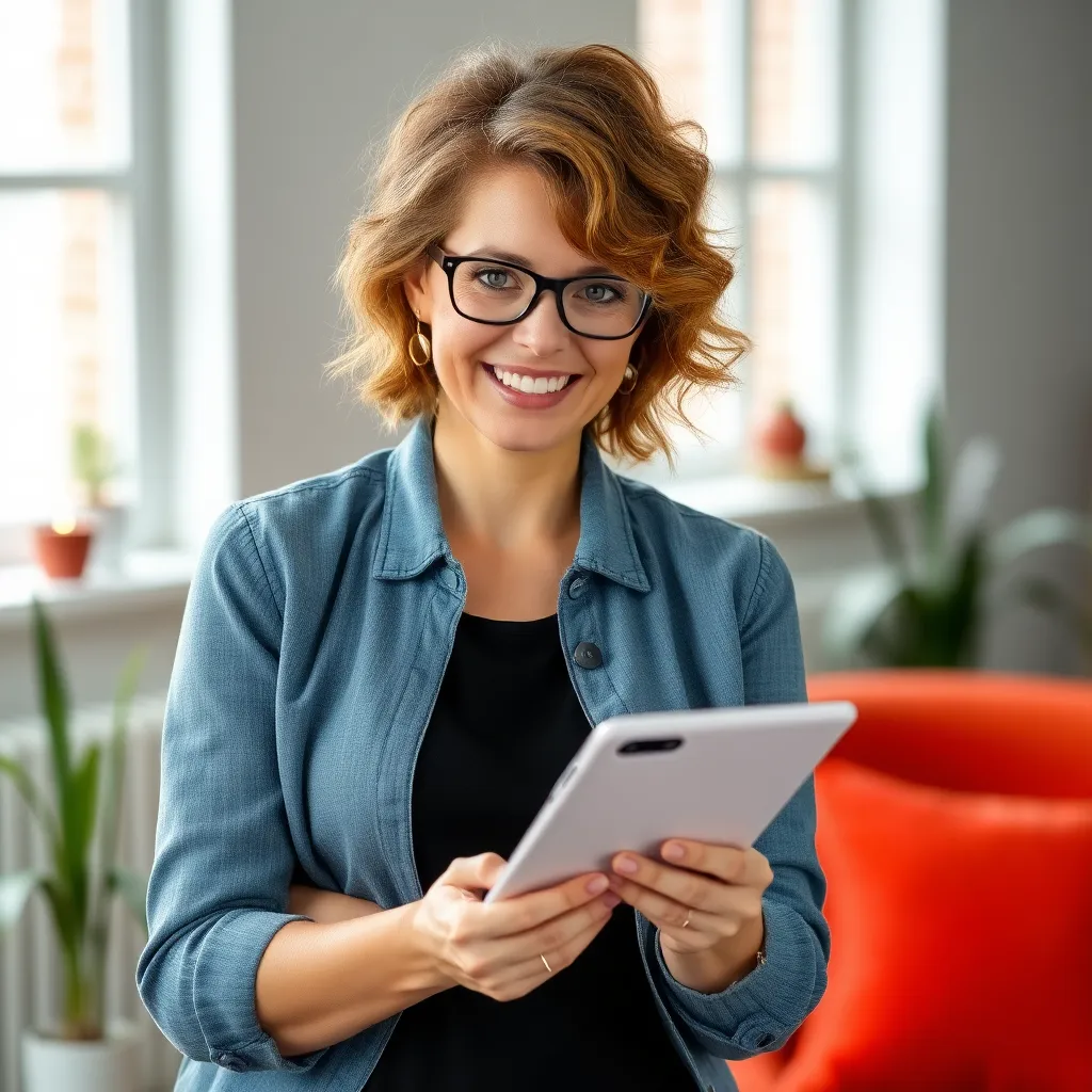 Vriendelijke Nederlandse financiële adviseur klaar om te helpen met budgetvragen