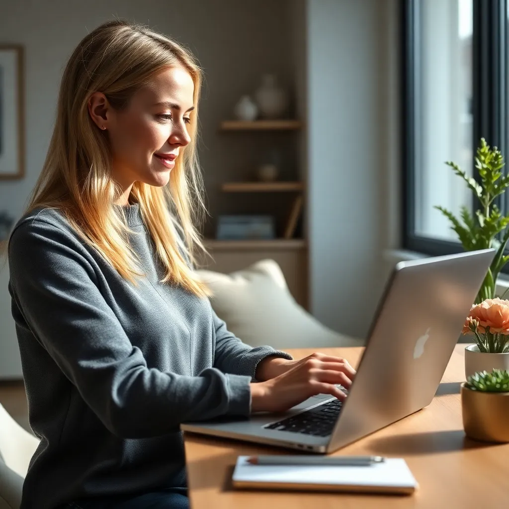 Professionele vrouw die budgetplanning doet op laptop