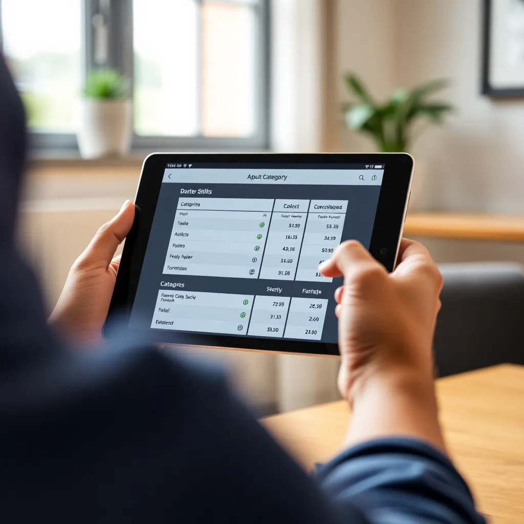 Persoon die langetermijnfinancieringsplan opstelt met laptop en documenten